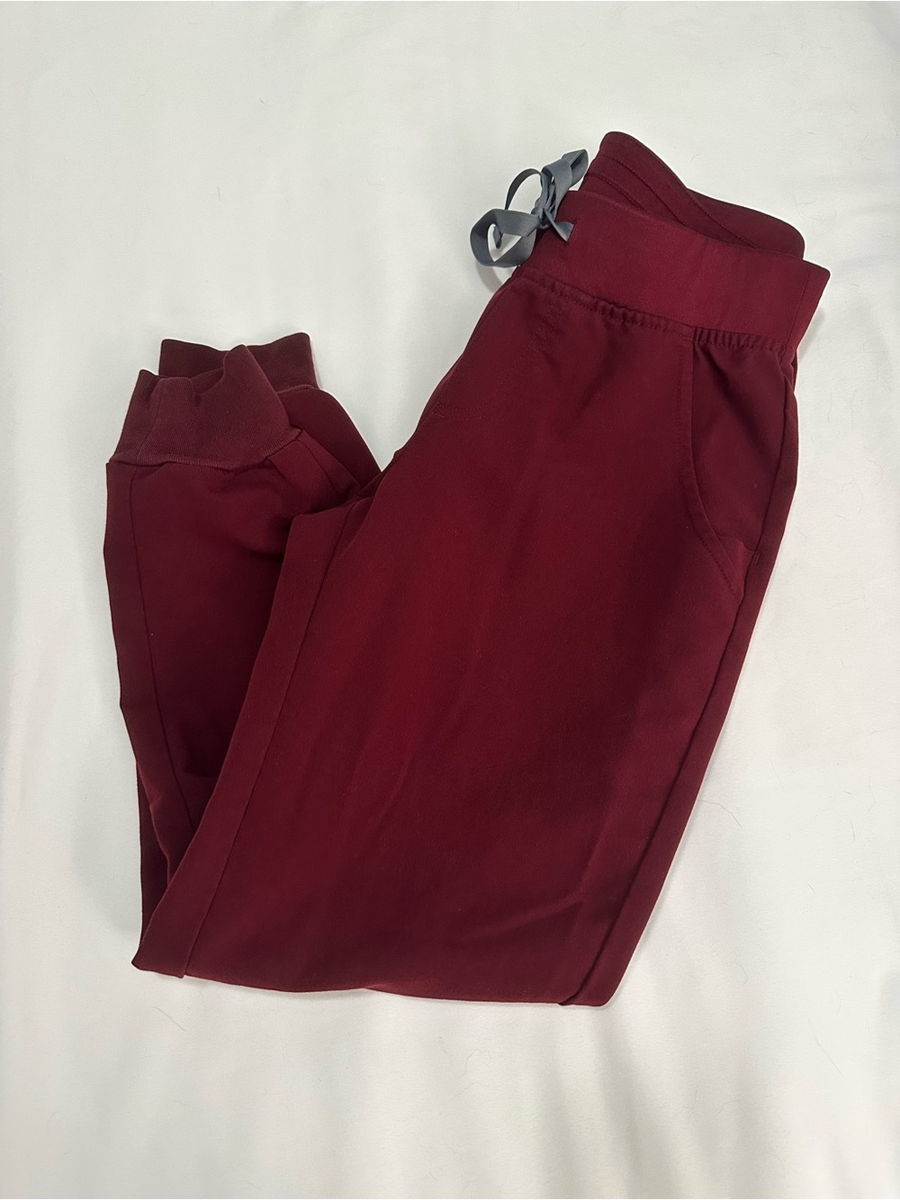 Figs Maroon Jogger Scrub Pants XS/P